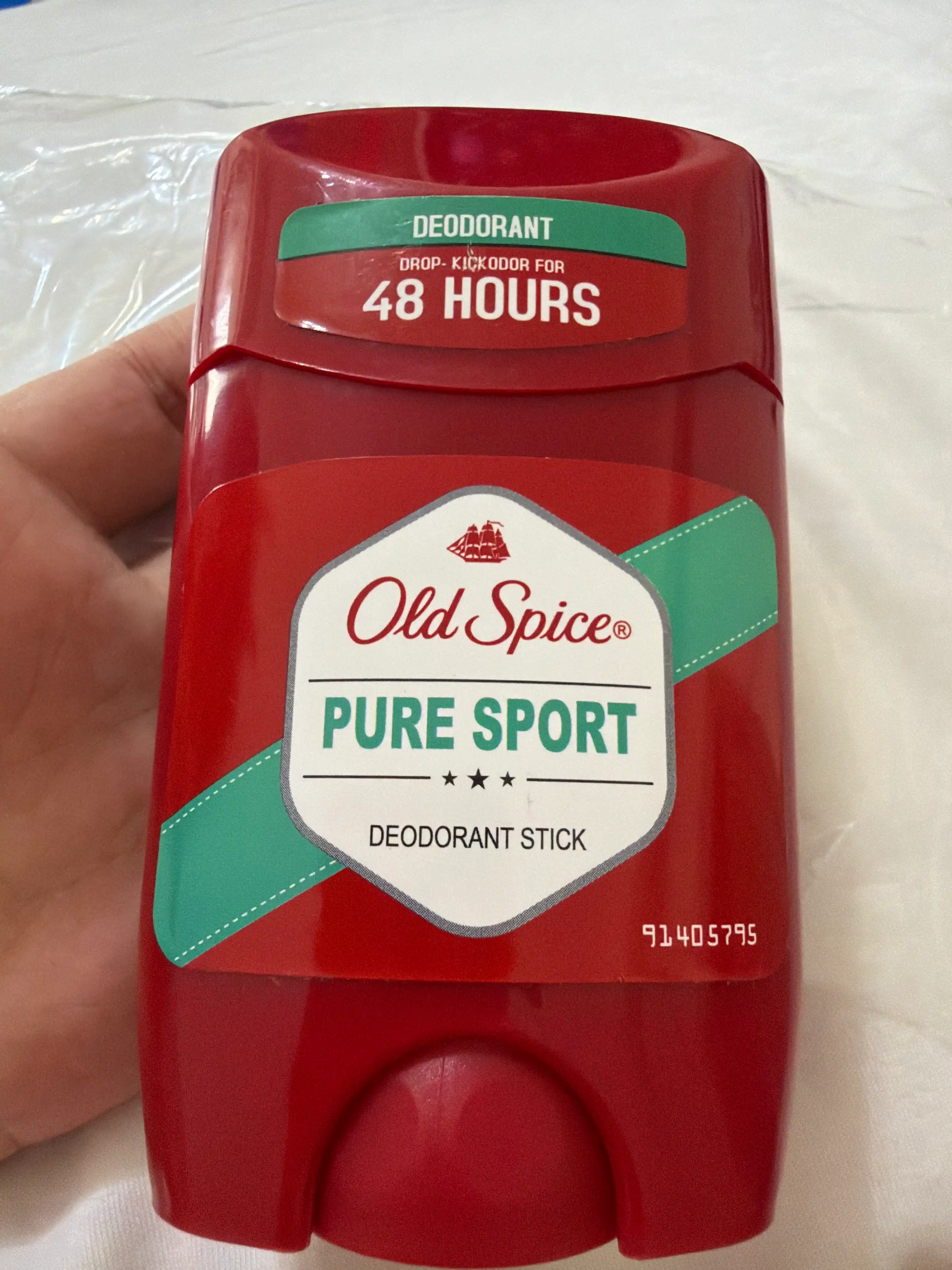 Old Spice Pure Sport erkaklarga dezodorant antiperspirant ter hididan uzoq muddat himoya
