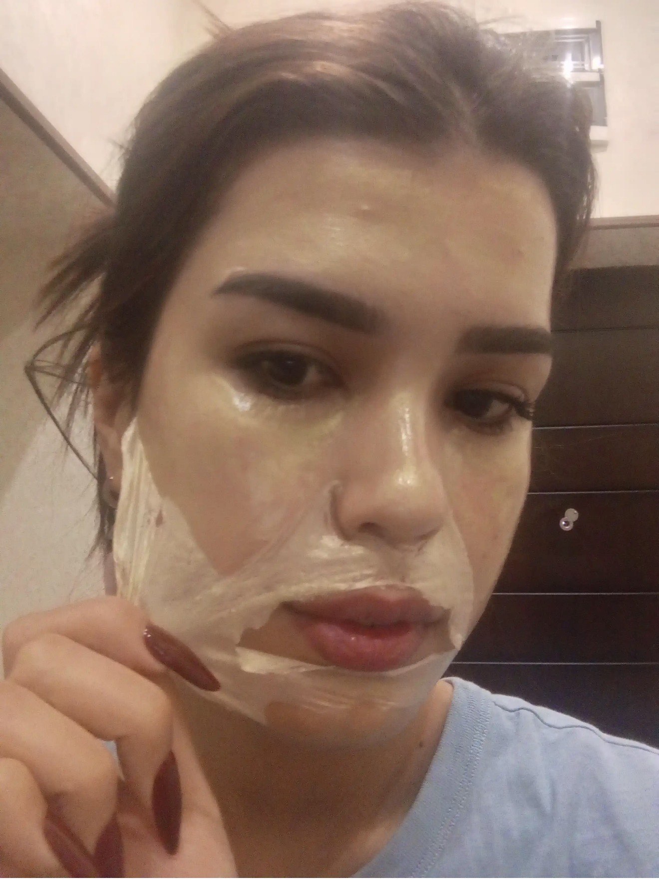 Жидкая маска для лица Gold Mask для увлажнения, омоложения и ухода за кожей лица, 100г