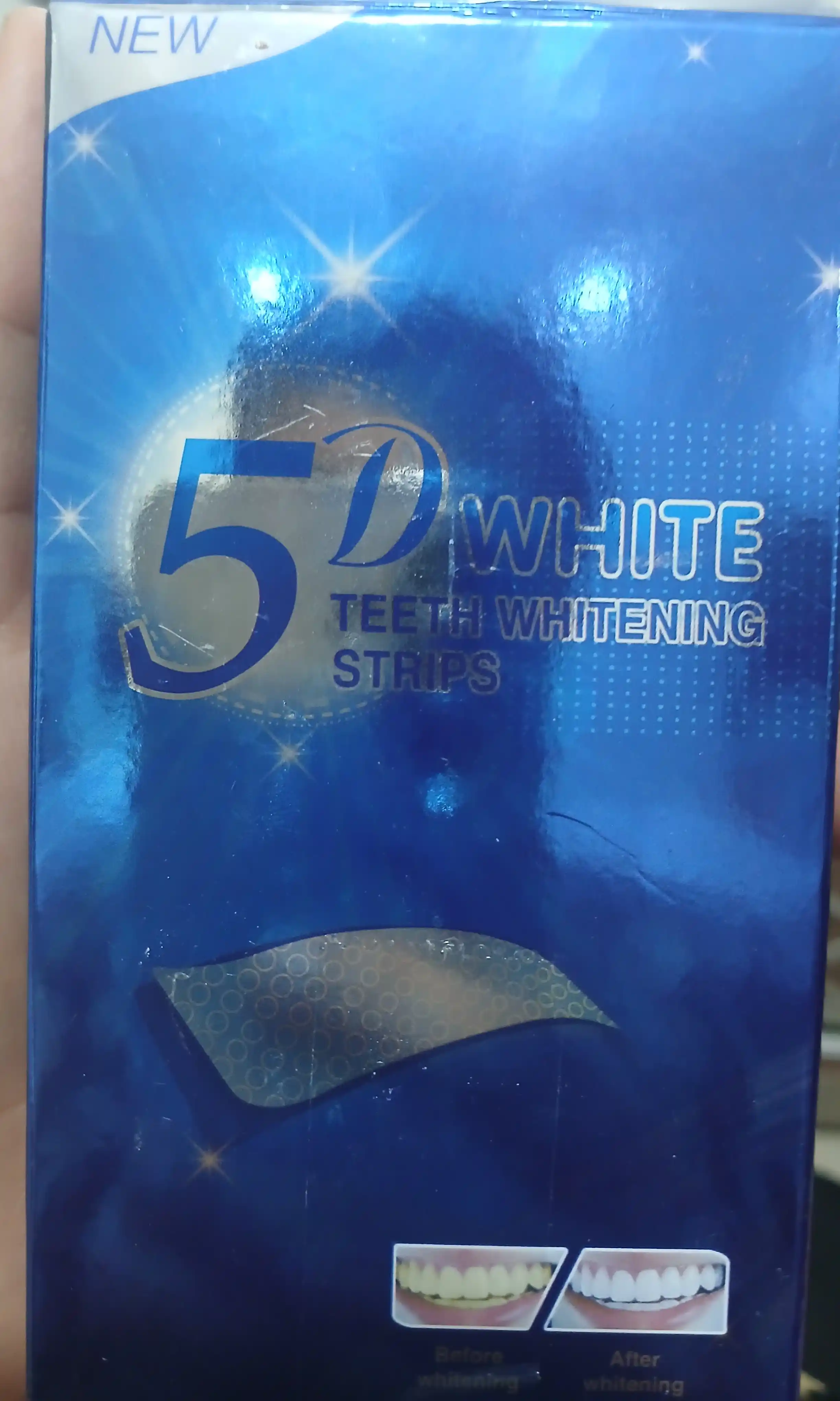 Отбеливающие полоски для зубов 5D White, 7 шт