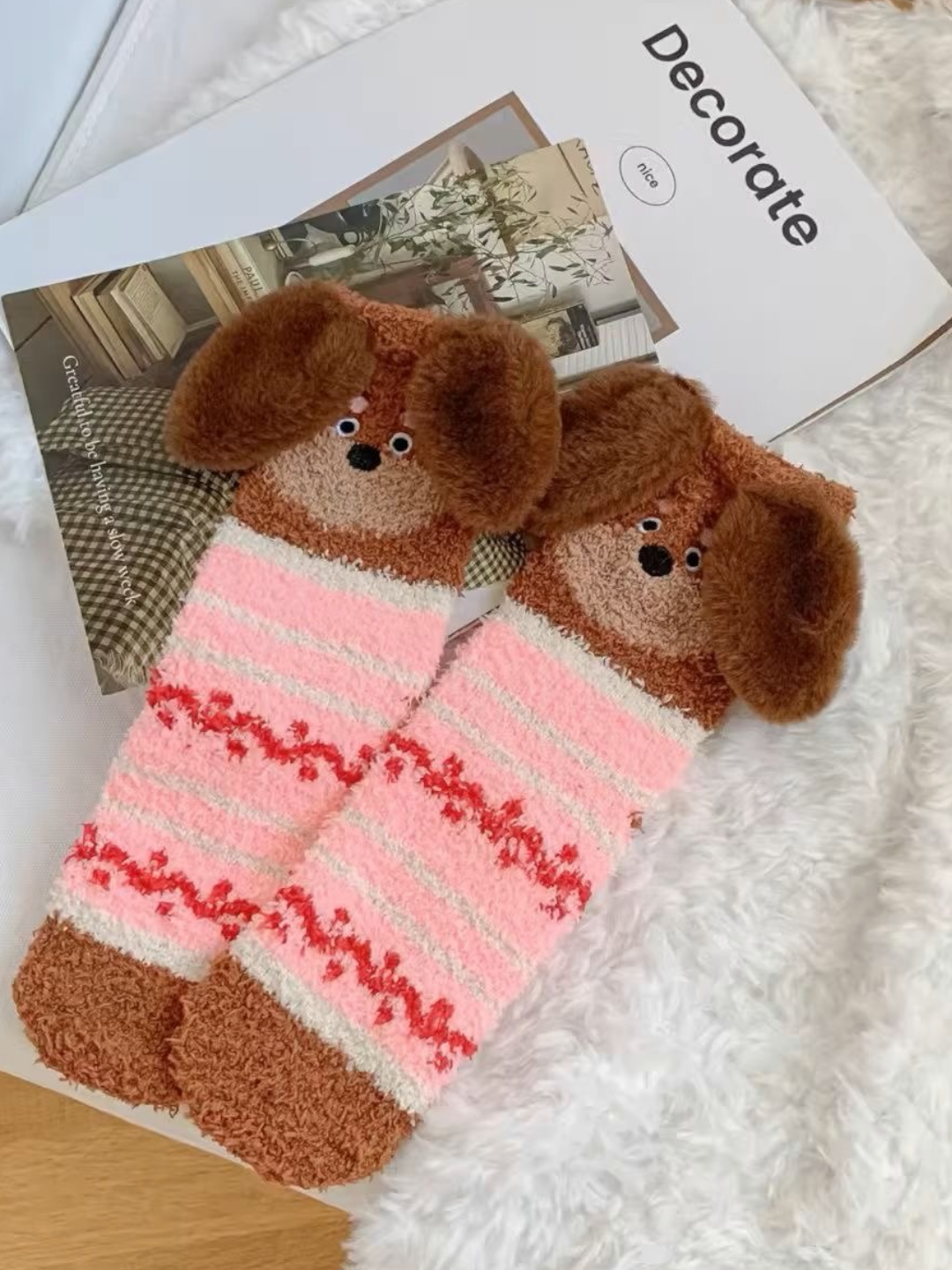 Momiq yumshoq paypoqlar, uniseks