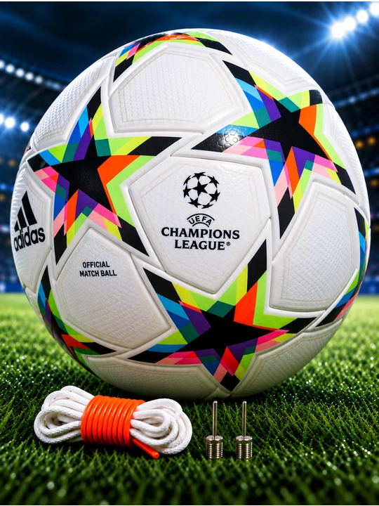 Futbol to‘pi Adidas UEFA Champions League, 5-o‘lcham, oq-multikolor - 