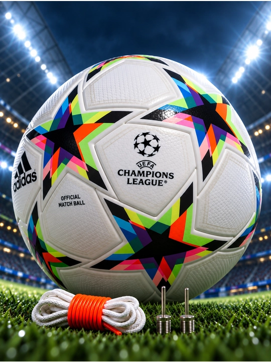 Futbol to‘pi Adidas UEFA Champions League, 5-o‘lcham, oq-multikolor