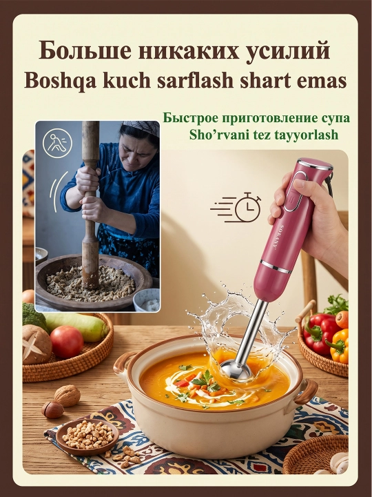 SOKANY SK-1726 300W 0.6L suv osti blender 2 tezlikli maydalagich