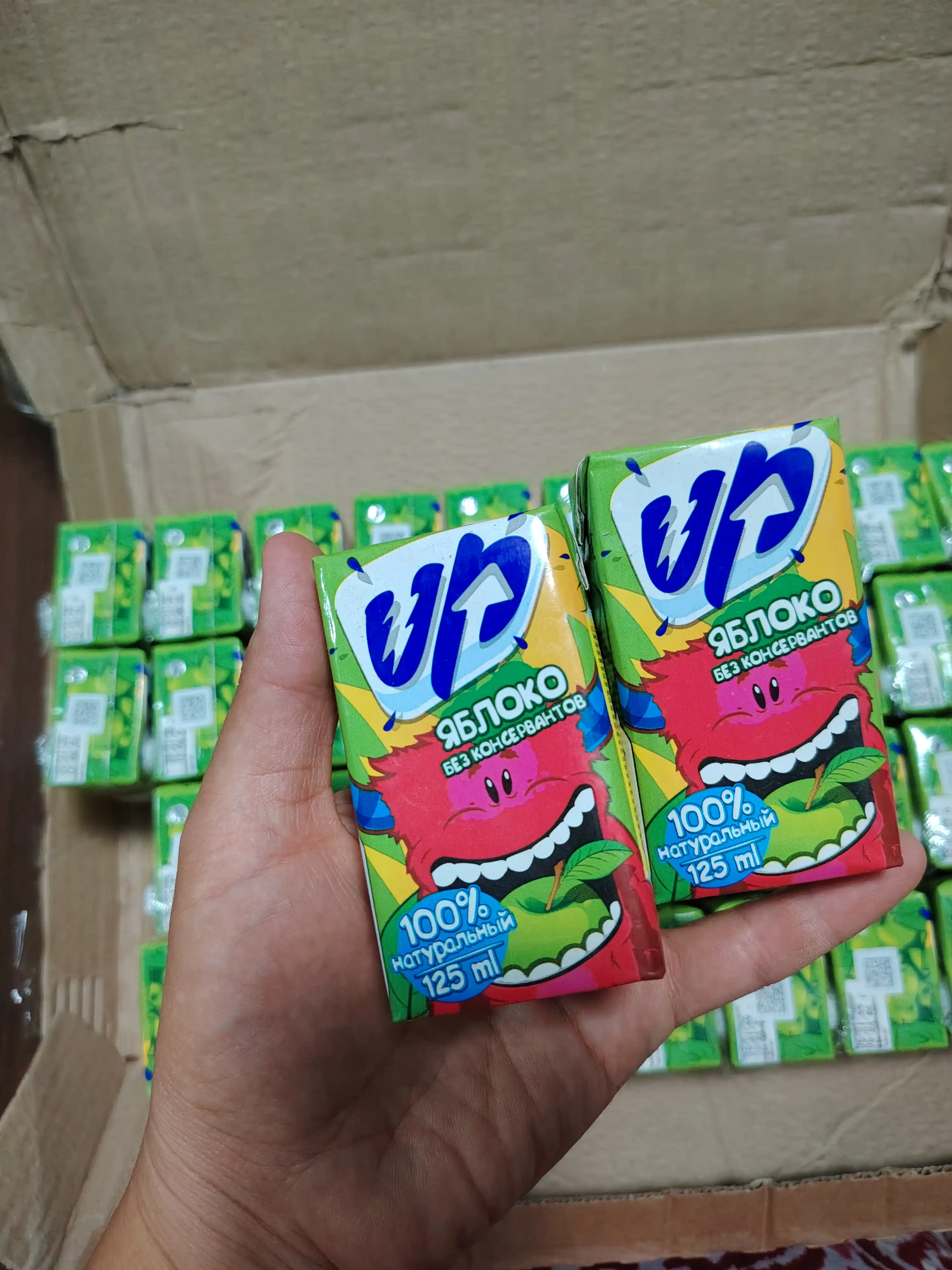 Сок Up Яблоко, 125 мл х 40шт