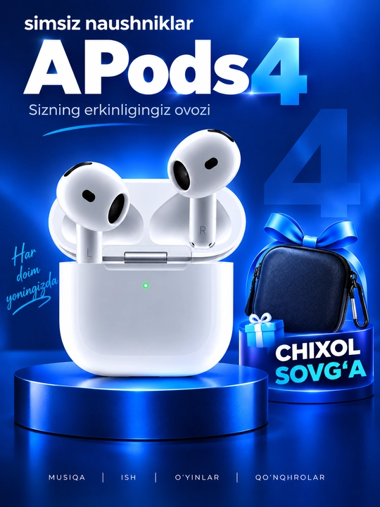 Simsiz quloqchin naushnik, Apods 4 so'ngi versiya, Iphone va Android uchun