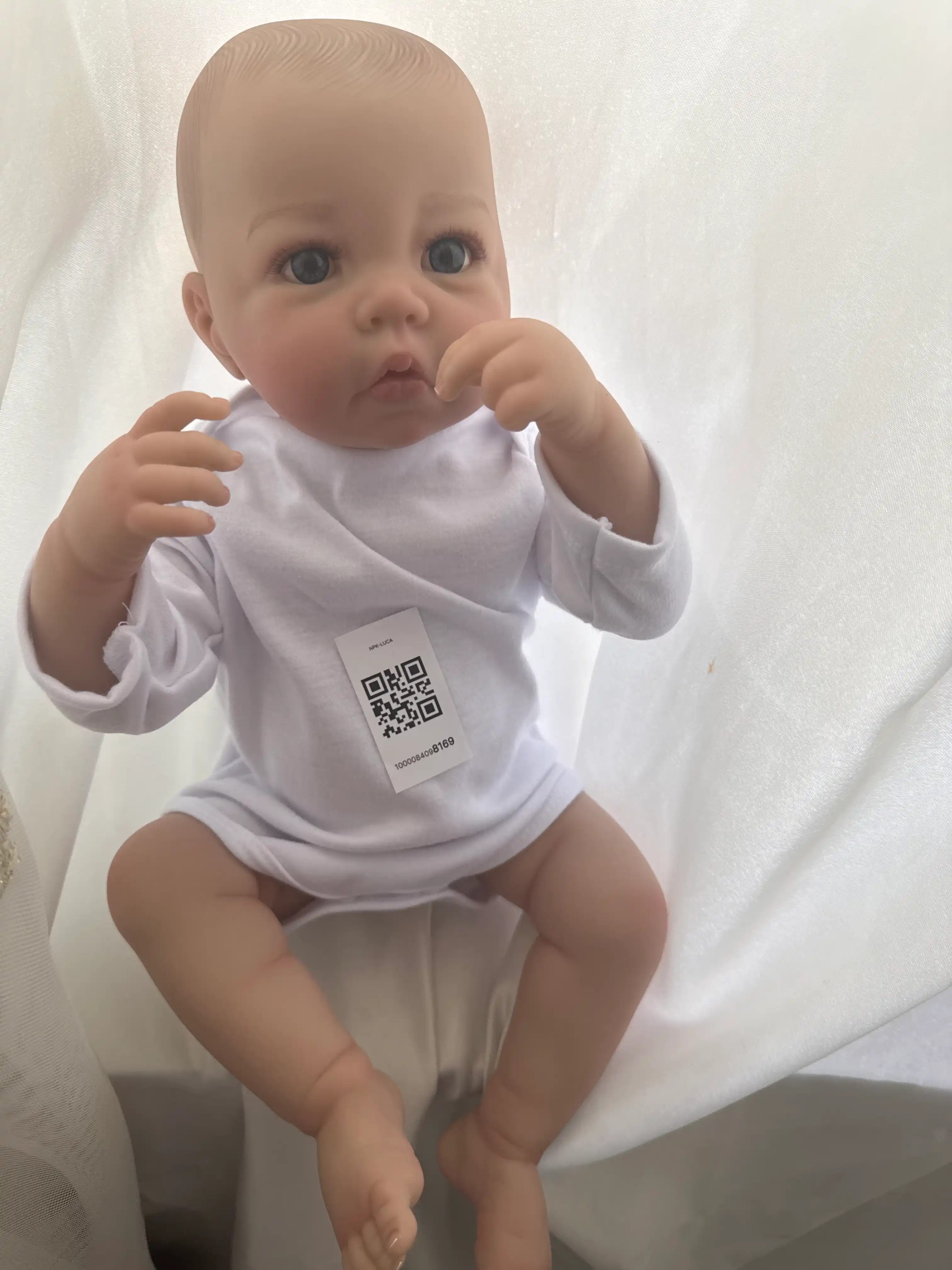 Реалистичная кукла Reborn NPK для девочек полностью из винил-силикона, 50 см