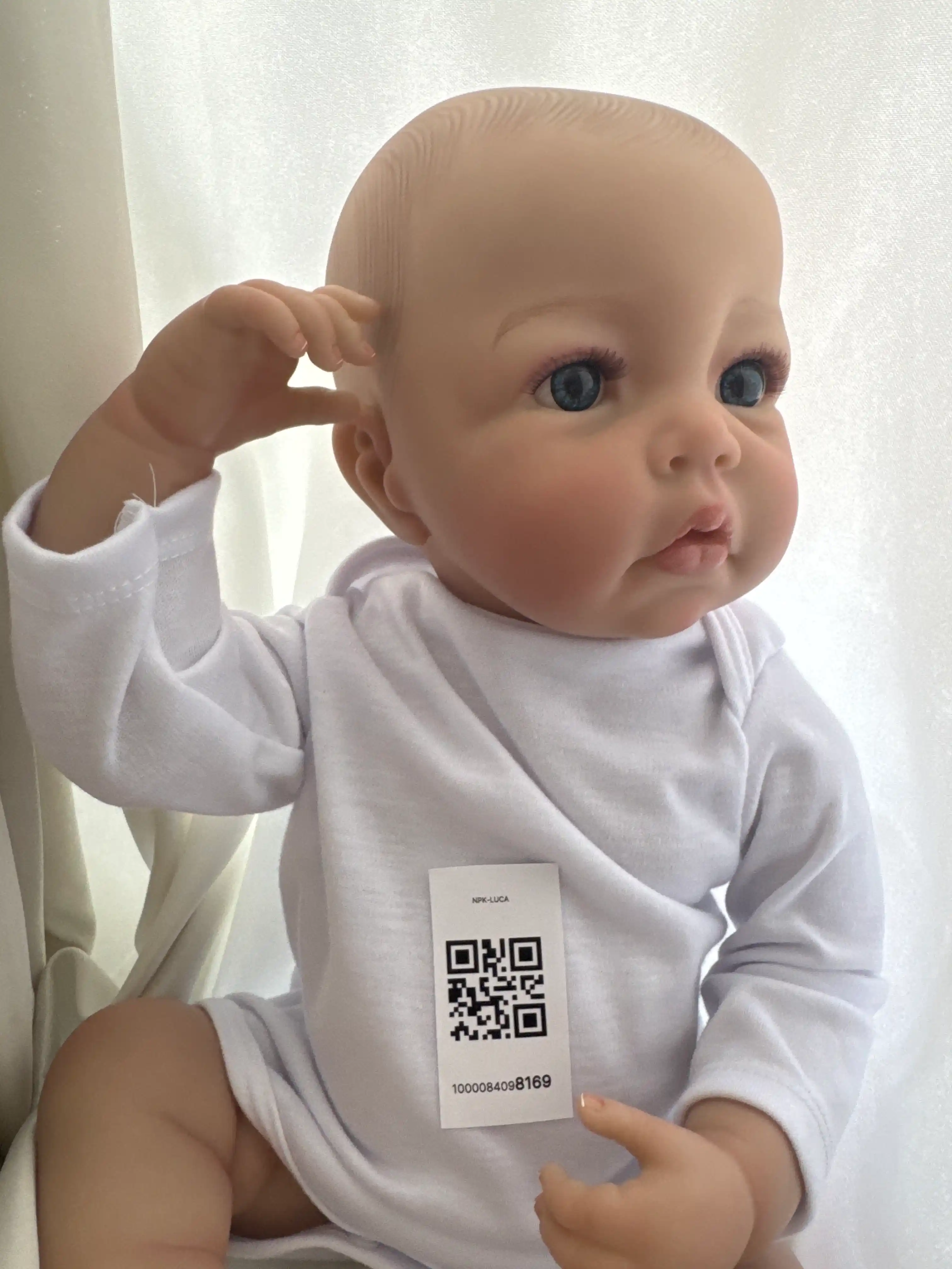 Реалистичная кукла Reborn NPK для девочек полностью из винил-силикона, 50 см