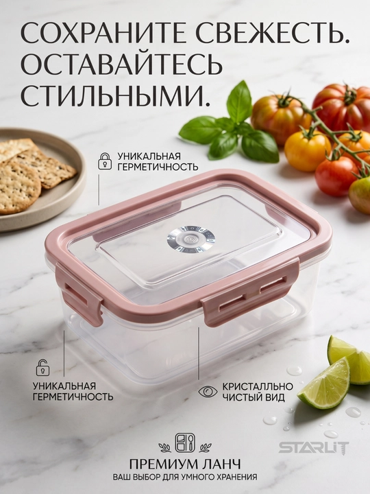 Ланч-бокс, контейнер для хранения еды, для путешествий,900 л