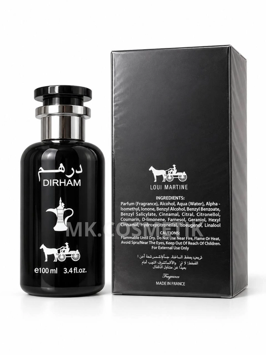 Erkaklar uchun atir, parfumlangan suv, sharqona iforlar, 100 ml