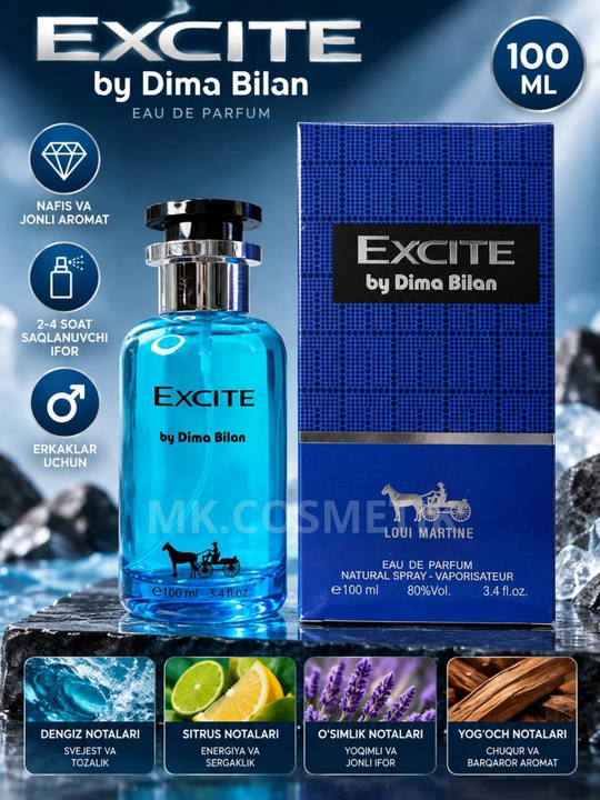 Erkaklar uchun atir, parfumlangan suv, sharqona iforlar, 100 ml - 