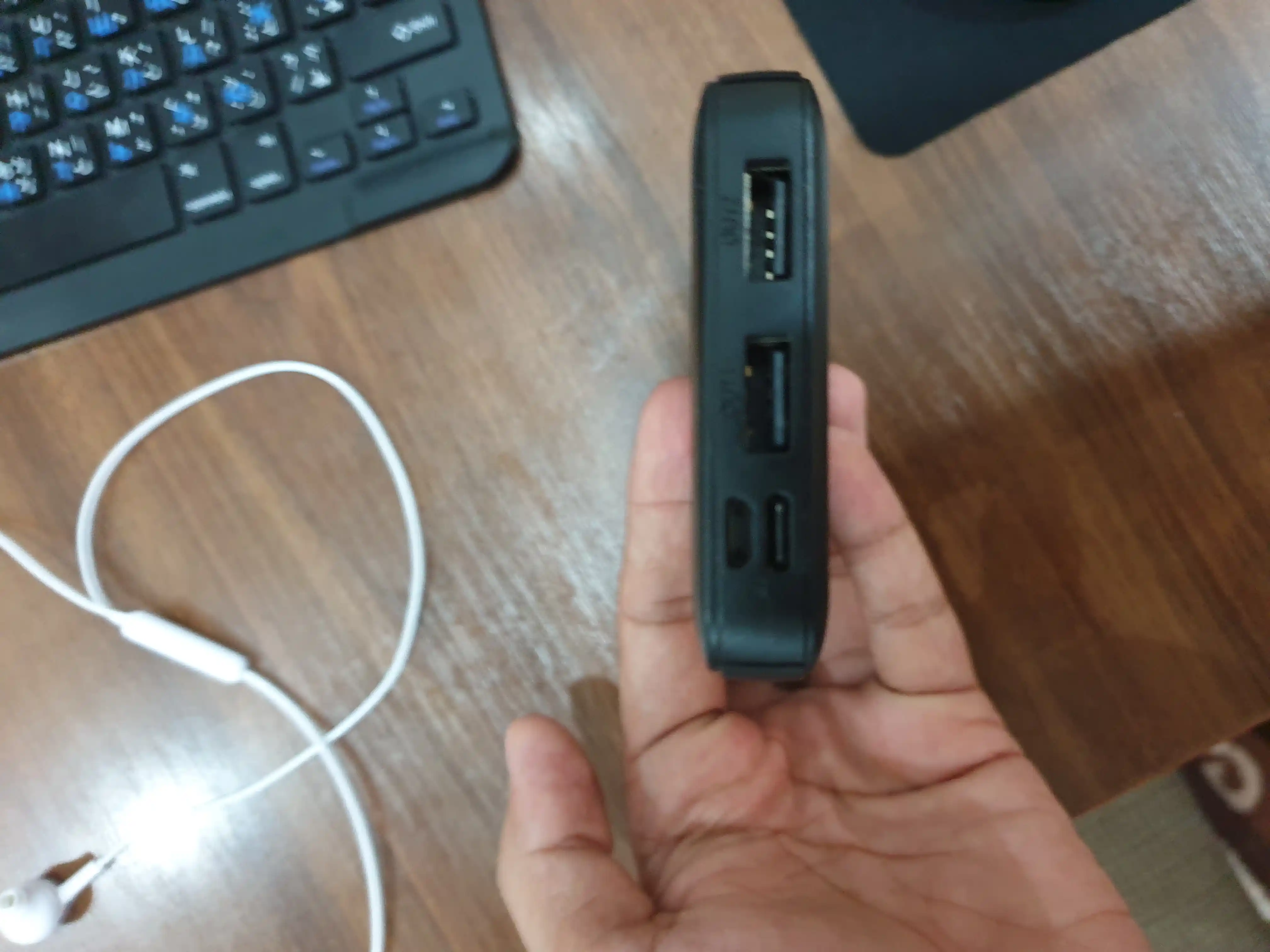 JOKADE powerbank 10000 mAh qora tashqi akkumulyator, power bank 10000