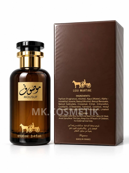 Erkaklar uchun atir, parfumlangan suv, sharqona iforlar, 100 ml