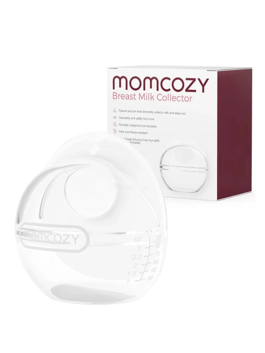 Momcozy silikon sut yig‘gich,ona suti uchun qayta foydalaniladigan konteyner, 90 ml, 1 dona - 