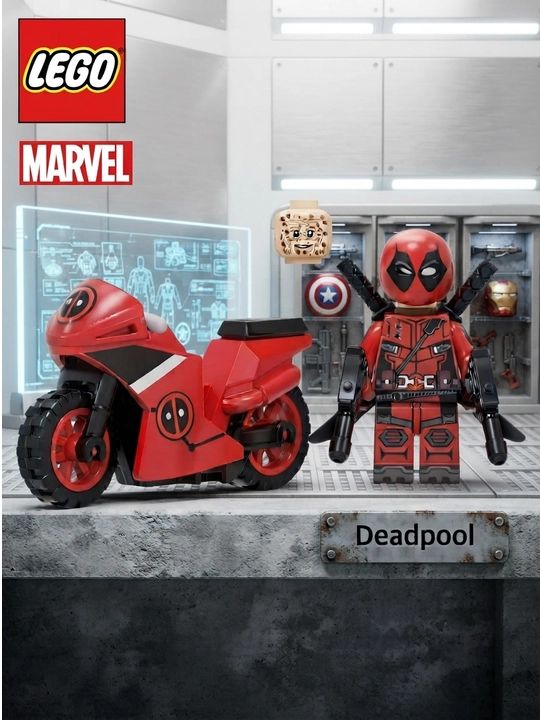 LEGO мини фигурки, Марвел, Дс, игрушки, детские товары, 3D конструкторы, брелоки, 4.5 см - 