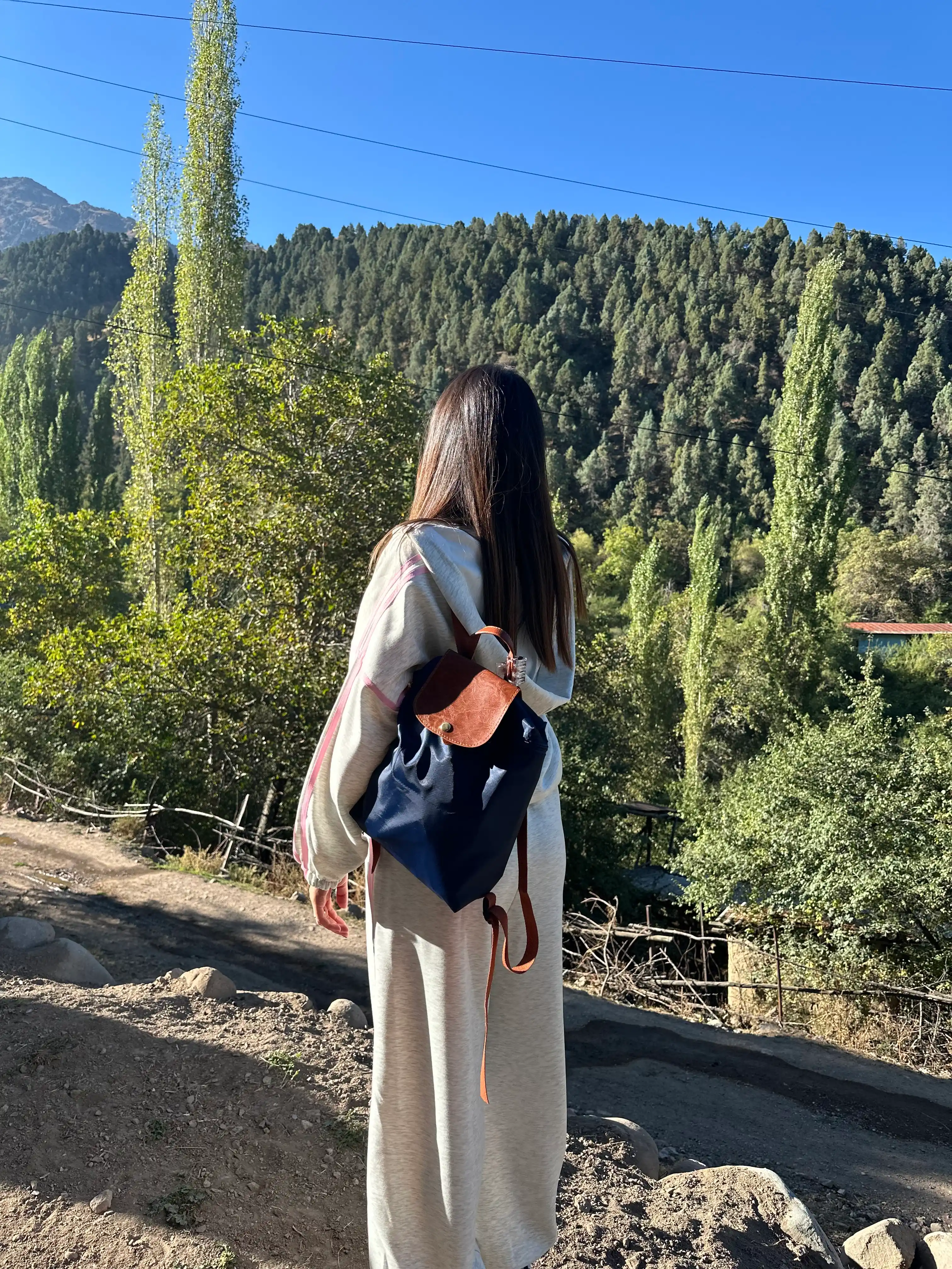 Longchamp uslubidagi ayollar ryukzagi