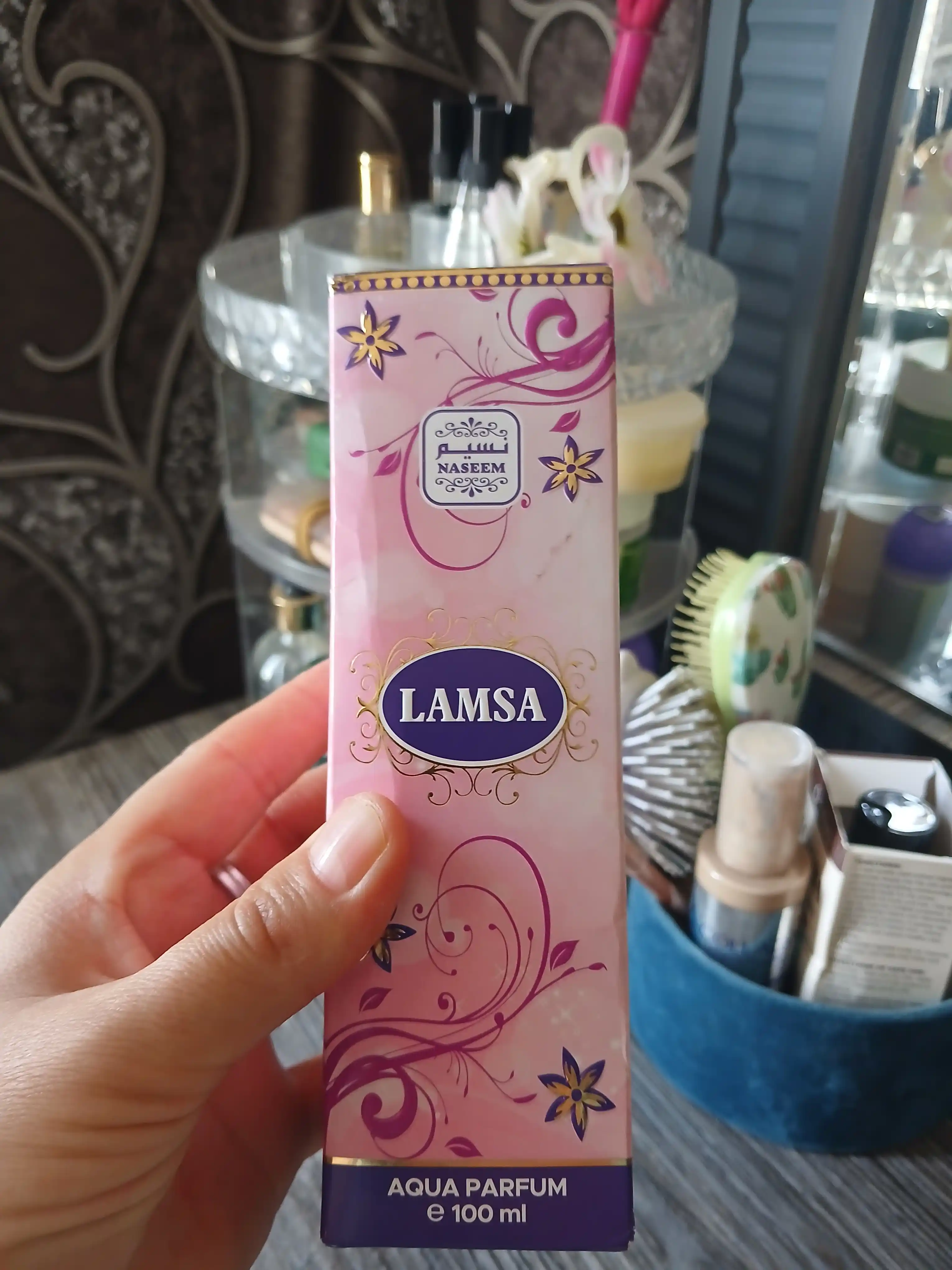 Ayollar uchun spirtsiz parfyumlangan suv lamsa, Bushra, Sadaat - Dubai, Amani, 100 ml