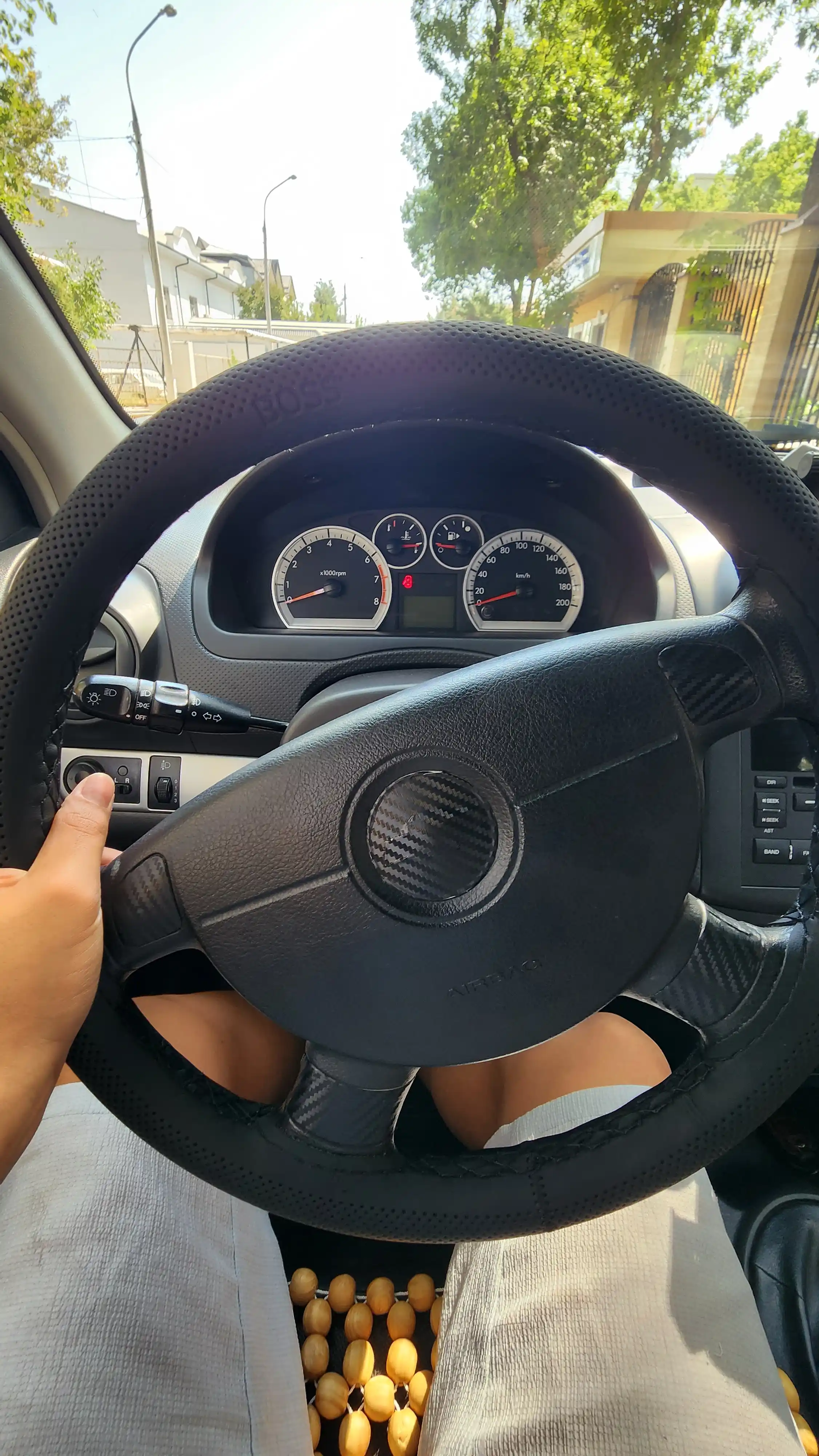 Чехол на руль Car BOSS, из дышащей, удобной и экологичной кожи