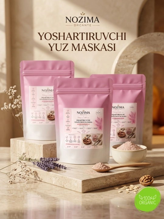 Yuz uchun tabiiy tarkibli yoshartiruvchi niqob, 50 g - 