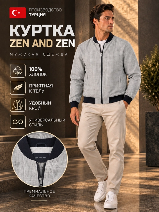 Zen and Zen erkaklar kurtkasi, Turkiya kiyimi - 