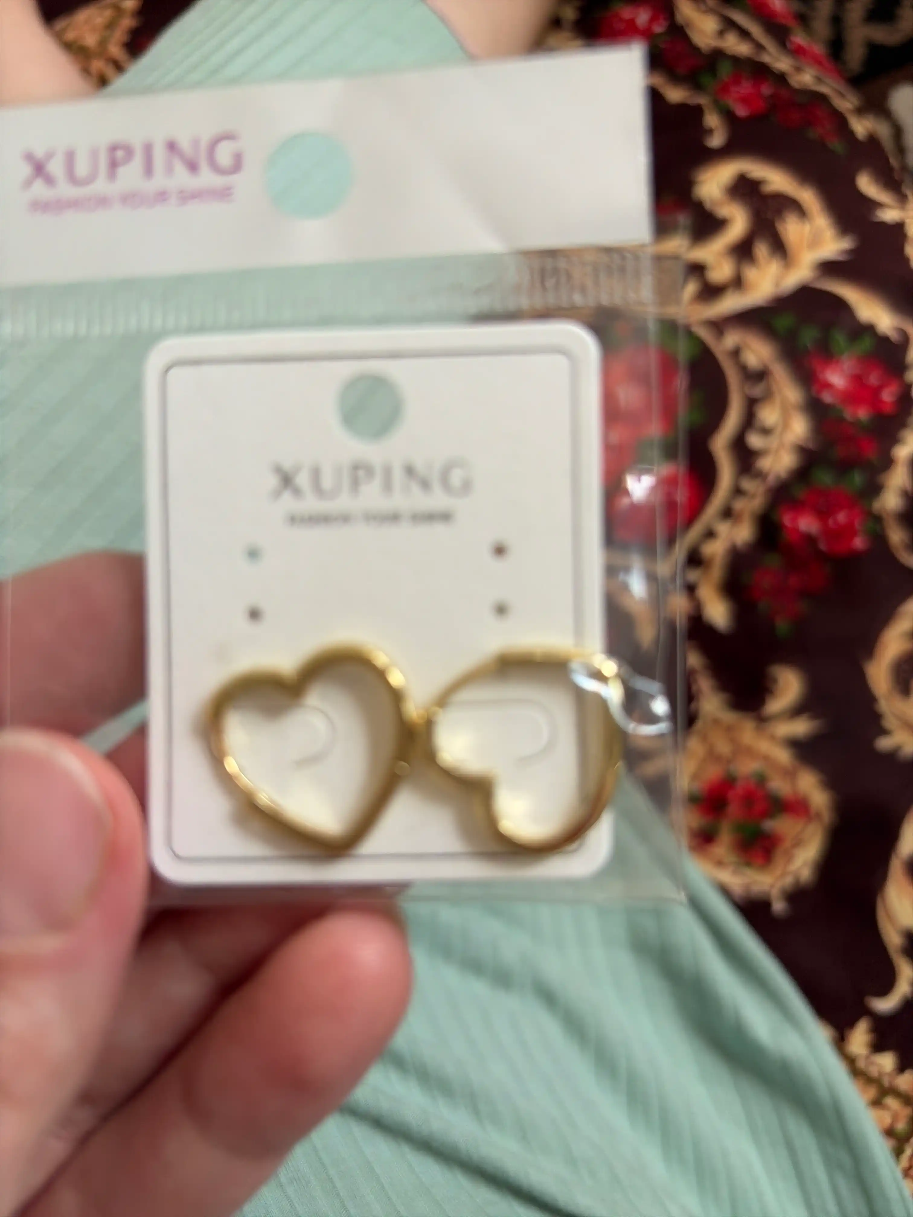 Женские серьги золотого цвета, бренд Xuping