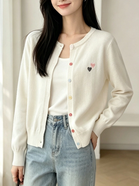 Kardigan, sviter ayollar uchun, kuz, qish, bahor, mayin mato, standart o'lcham S-XL