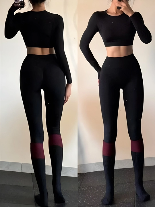Ayollar uchun sport tayt Push Up effektli baland bel, losina fitnes va yoga uchun legins