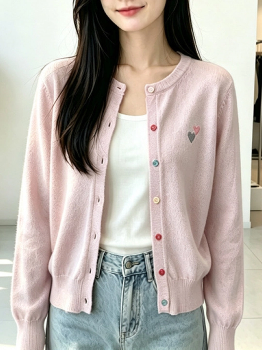 Kardigan, sviter ayollar uchun, kuz, qish, bahor, mayin mato, standart o'lcham S-XL