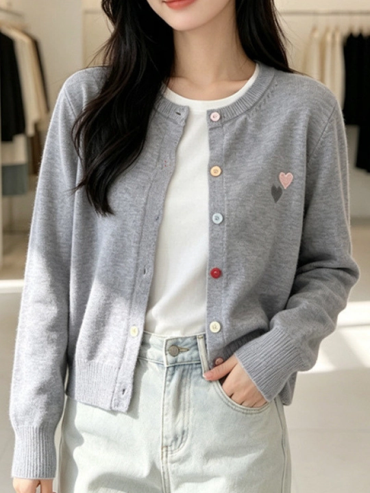 Kardigan, sviter ayollar uchun, kuz, qish, bahor, mayin mato, standart o'lcham S-XL