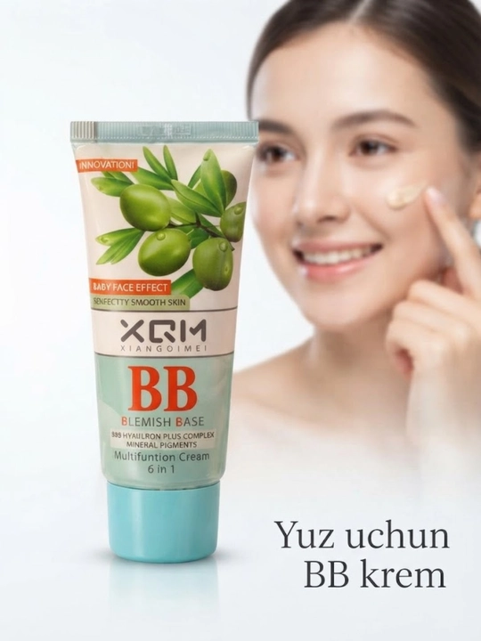 Yuz uchun BB krem — tekis va tabiiy makiyaj uchun yengil tonal krem - 