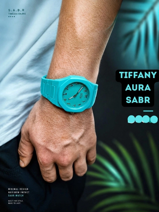 Erkaklar ayollar qo‘l soati Tiffany rangli kvars mexanizm, zamonaviy dizayn