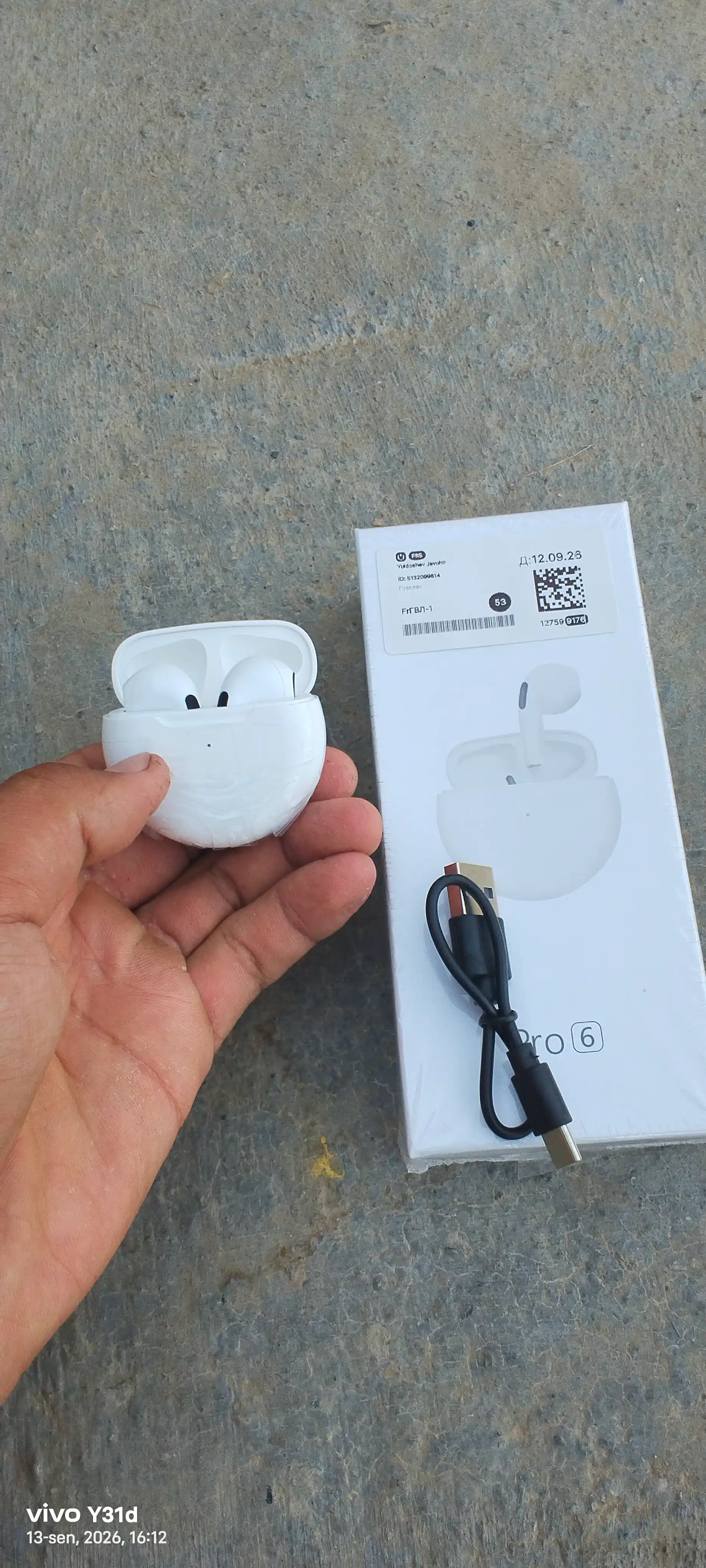 Simsiz quloqchinlar Pro 5 air, Pods Pro 6 1+1