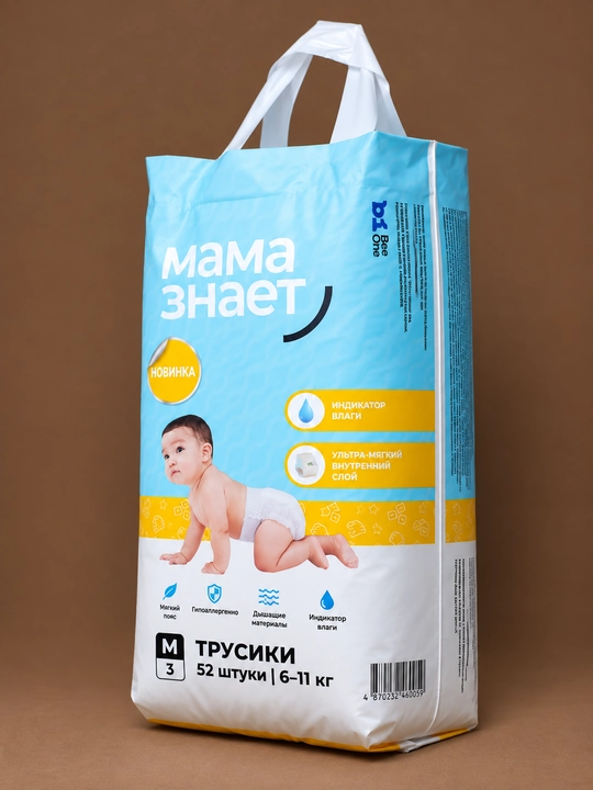 MAMA ZNAYET bolalar uchun trusik-tagliklar, Premium, L (4) / XL (5) / XXL (6) / XXXL (7)