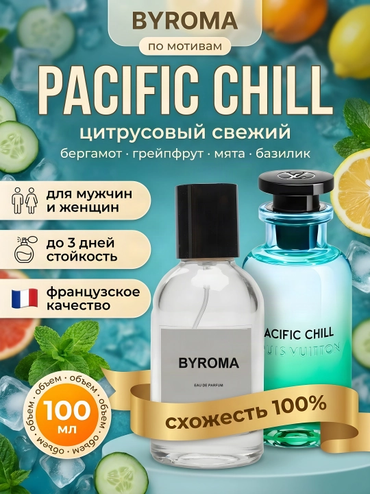 Парфюм унисекс по мотивам Pacific Chill, стойкие духи, парфюмерная вода, 100 мл - 