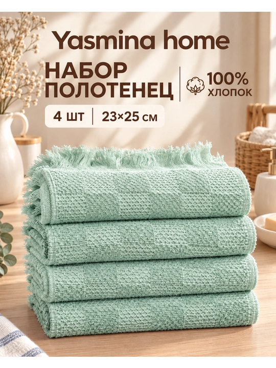 Oshxona sochiqlari to'plami, qo'l uchun sochiq to'plami 2,4,6 dona, o'lcham 23x25 sm - 