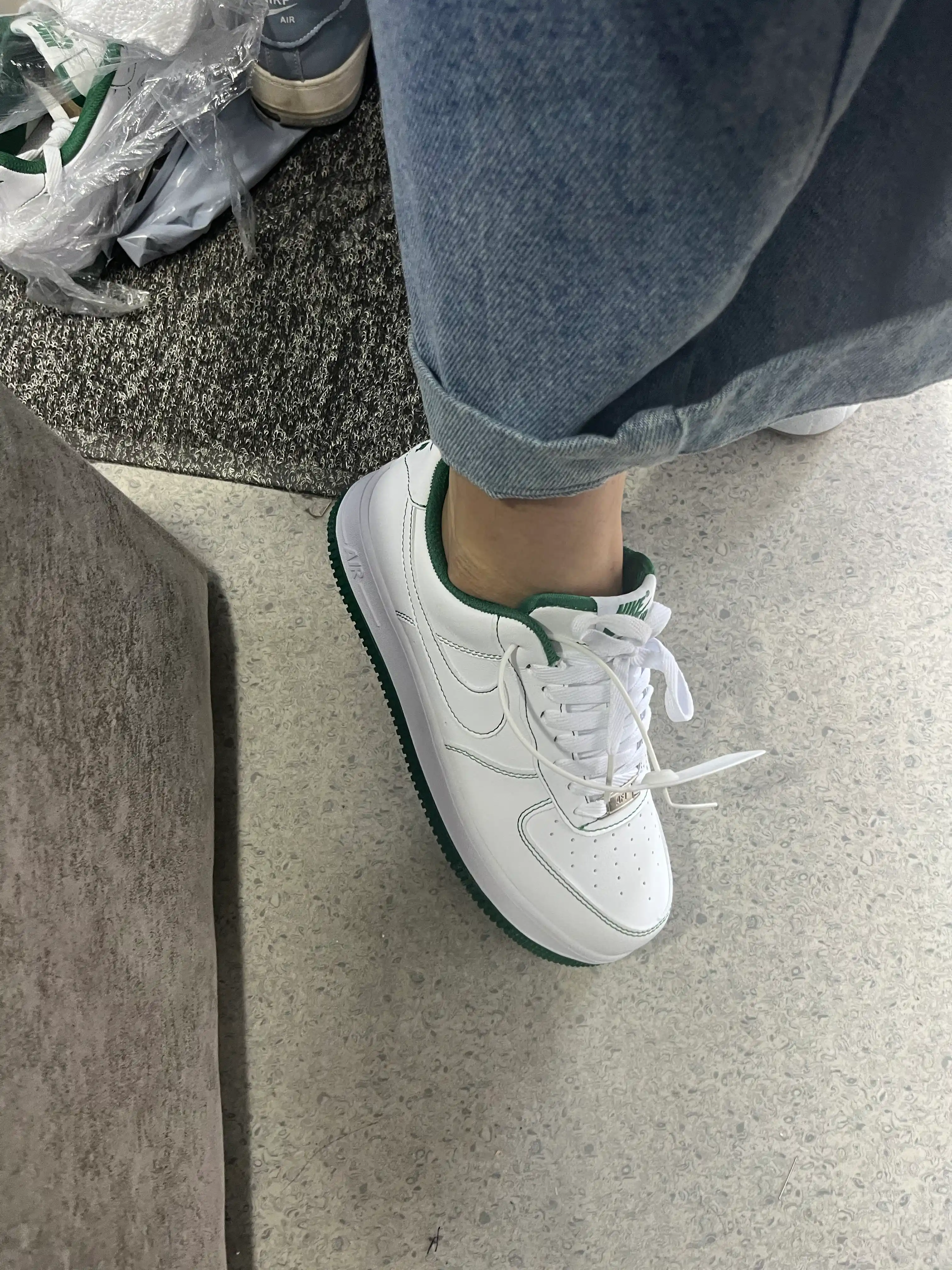 NIKE AMERICANO AIR FORCE Женские и девичьи осенние кроссовки Качество 1:1 Документированно