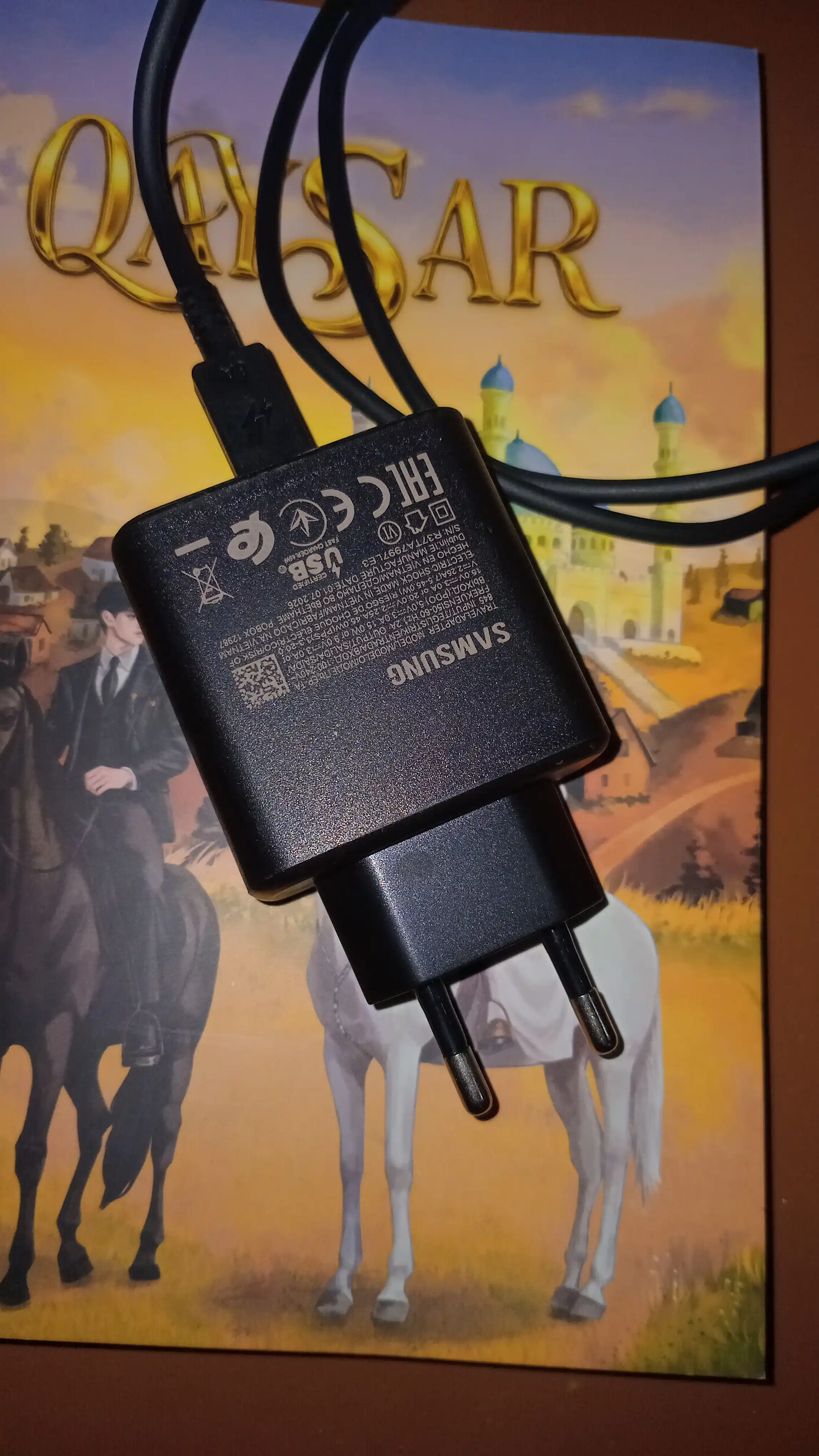 Зарядное устройство Samsung 45W, Type-C, быстрая зарядка, адаптер для телефона