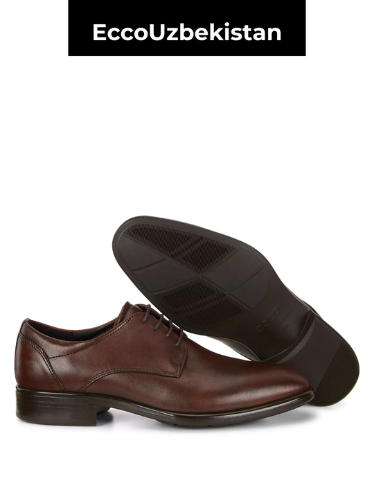 Мужские туфли ECCO Citytray Cognac из натуральной кожи