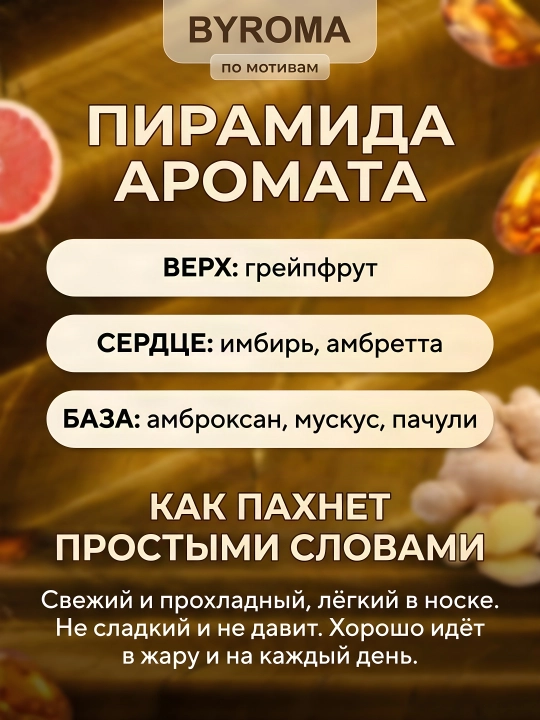 Парфюмерная вода для мужчин по мотивам Tygar, 100 мл