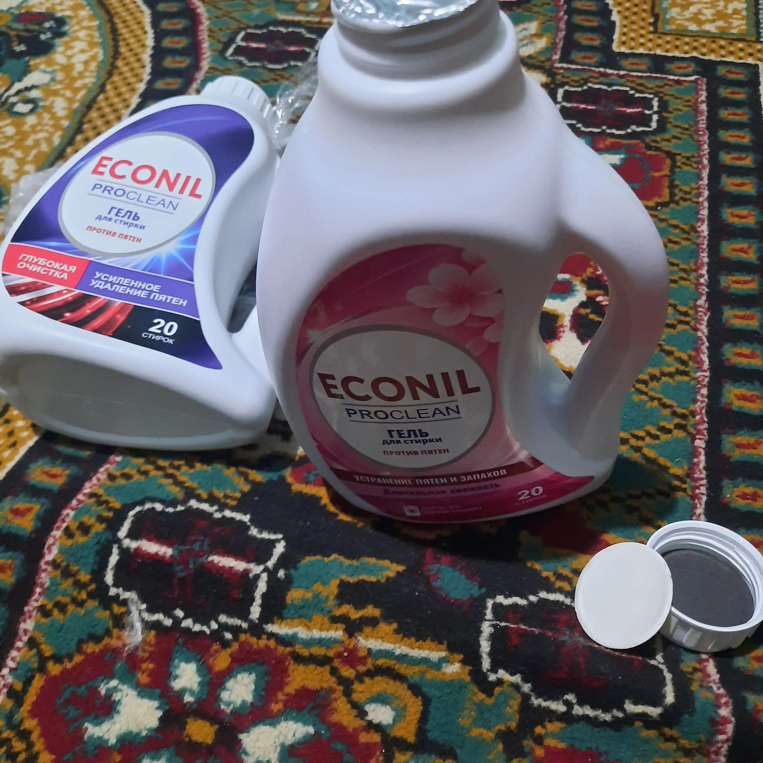 Econil kir yuvish geli 1 l+1 l=2 l, suyuq kir yuvish kukuni