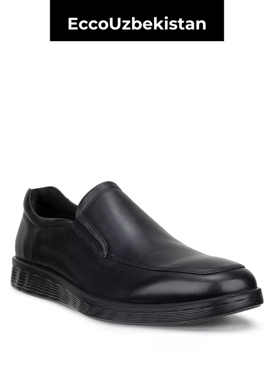 Мужские МокасиныECCO S Lite Hybrid Black из натуральной кожи - 