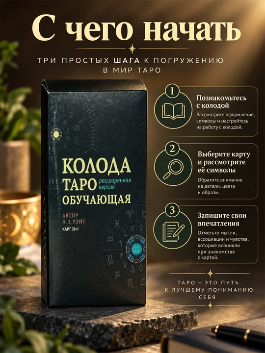 Карты Таро Уэйта 78 карт для гаданий, предсказаний и обучения