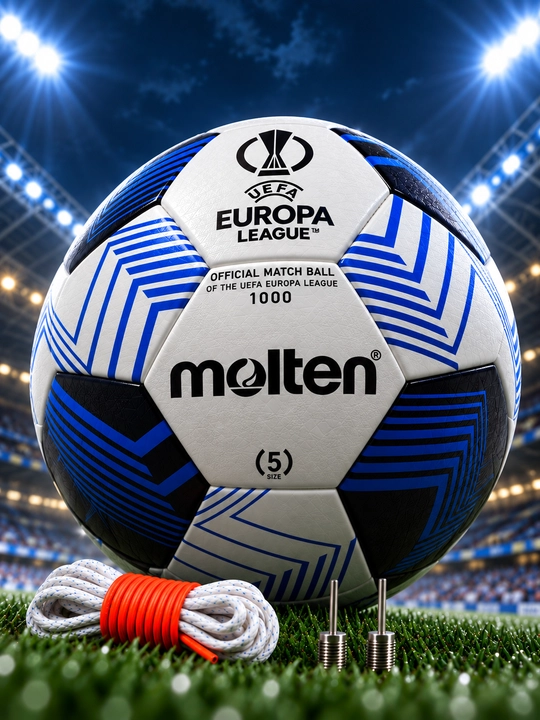 Futbol to‘pi Molten Europa League 1000, 5-o‘lcham, oq-ko‘k