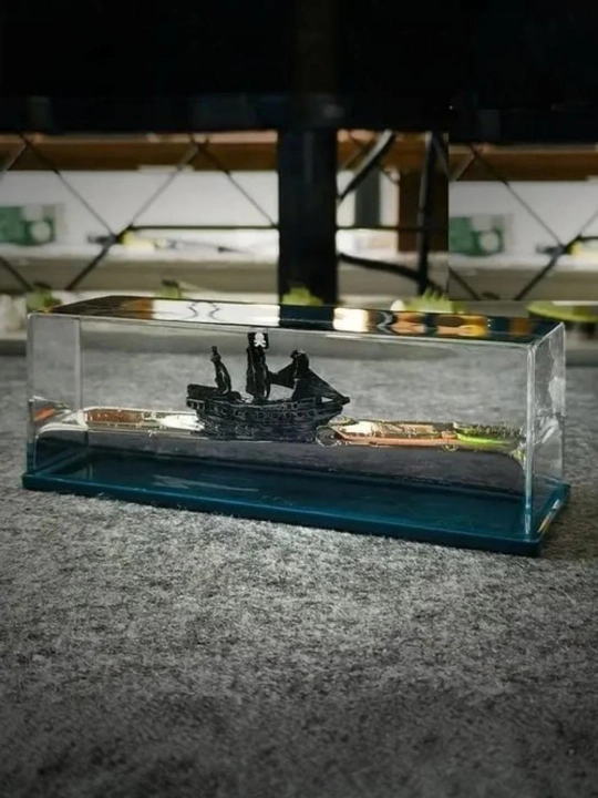 Антистресс игрушка корабль в жидкости
