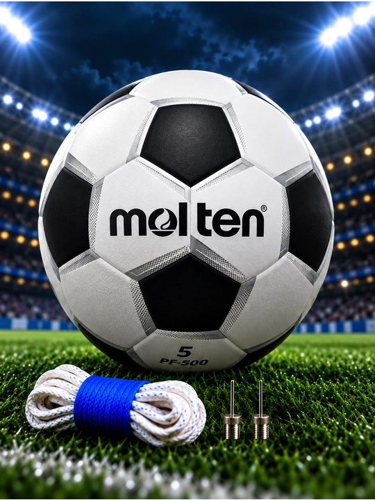 Futbol to‘pi Molten PF500, 5-o‘lcham, oq-qora - 