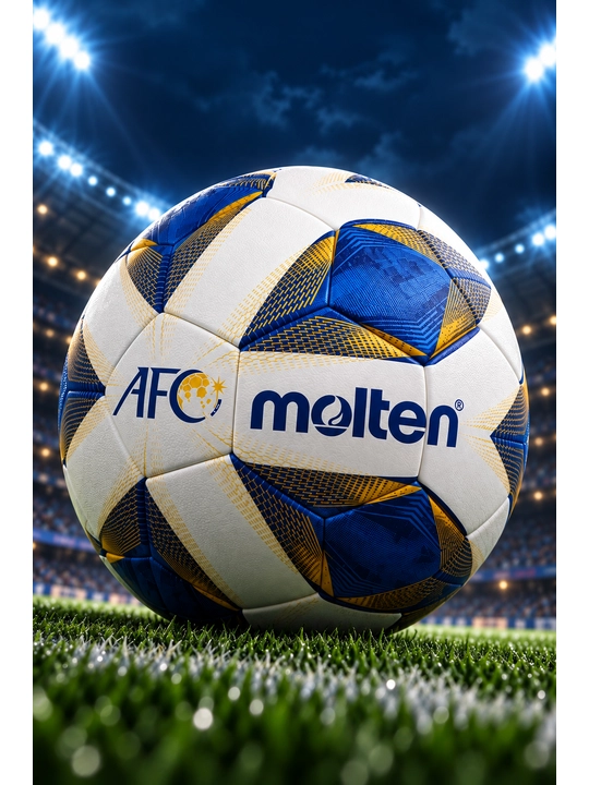 Futbol to‘pi Molten AFC Official Match Ball, 5-o‘lcham, oq-ko‘k