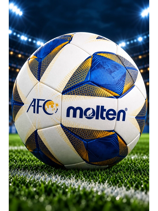 Futbol to‘pi Molten AFC Official Match Ball, 5-o‘lcham, oq-ko‘k - 
