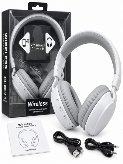 M06-BT A Wireless Stereo simsiz quloqchin, FM radio va TF karta bilan