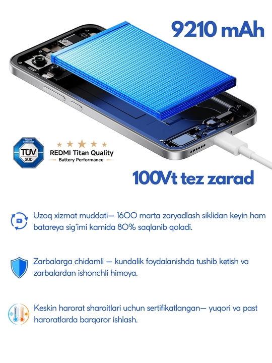 Смартфон Redmi Note 17 Pro Max 5G, AMOLED-экран, 120 Гц,SIM+eSIM,10000 мА·ч,гарантия 1 год