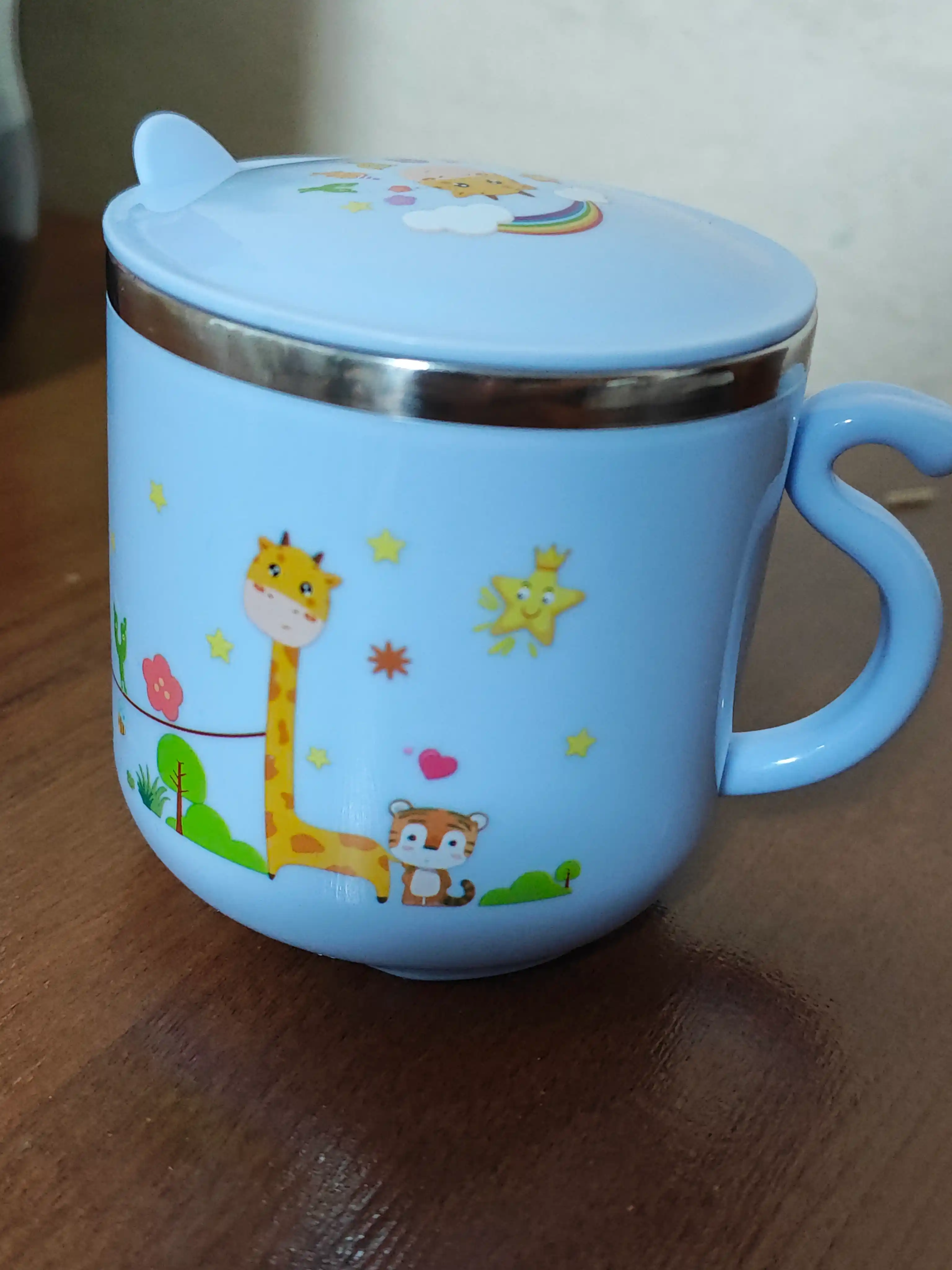 Bolalar uchun krujka, zanglamaydigan po‘lat, 300 ml