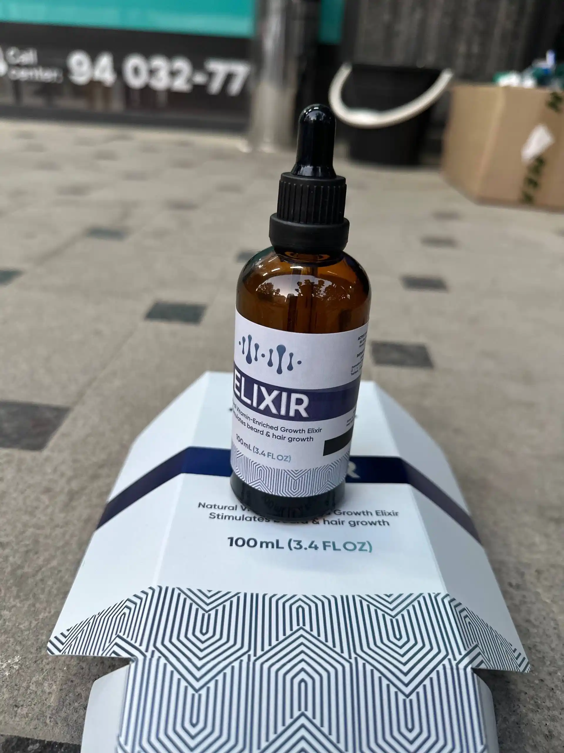 Elixir Boroda 16% – средство для роста волос и бороды Миноксидил